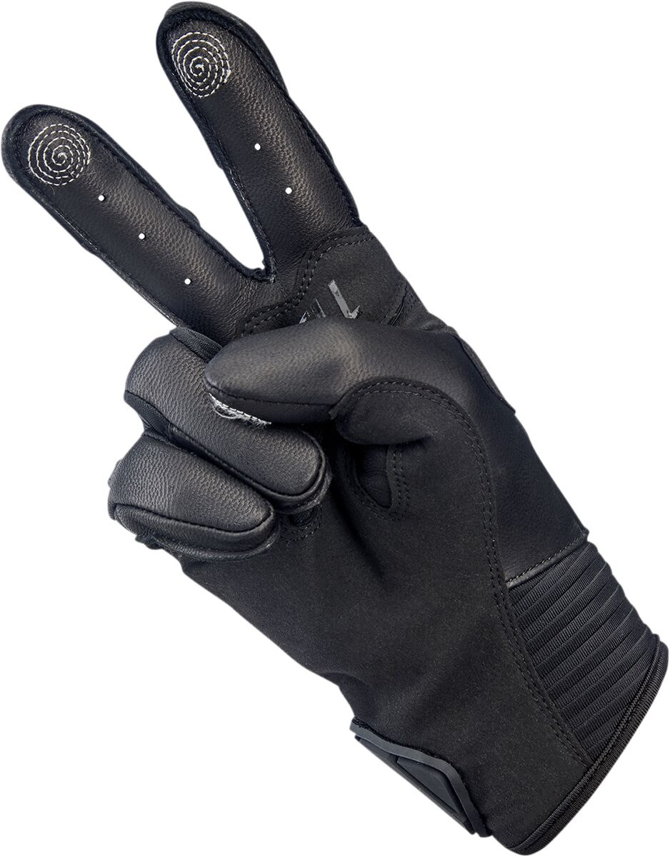 Biltwell Gloves Brdgprt Blk Lg Gloves Brdgprt Blk Lg