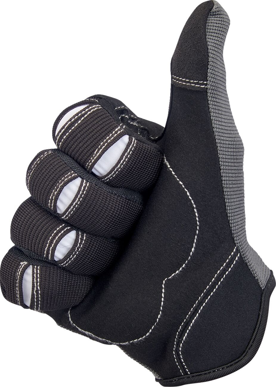 Biltwell Gloves Moto Gry/Blk Lg Gloves Moto Gry/Blk Lg