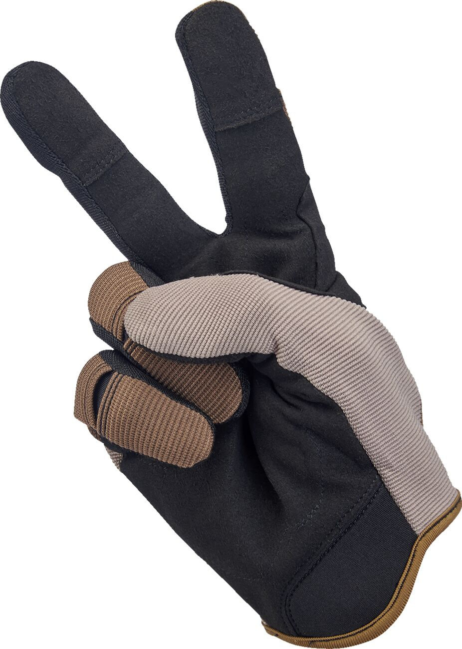 Biltwell Gloves Moto Coy/Blk Sm Gloves Moto Coy/Blk Sm
