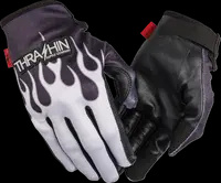 Stealth Leather Palm Flame Gloves S