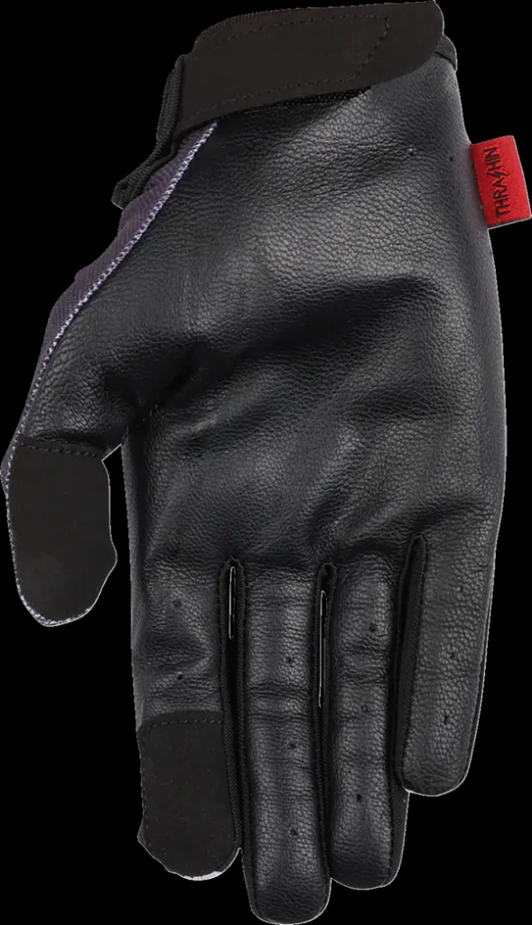 Stealth Leather Palm Flame Gloves M