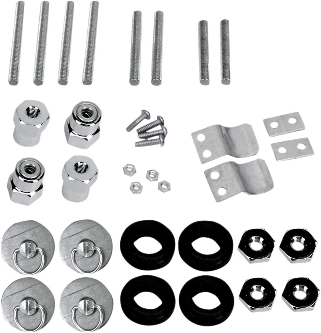 Saddlemen Specific Fit Docking Post Fastener Kit Chrome Quick Discon K
