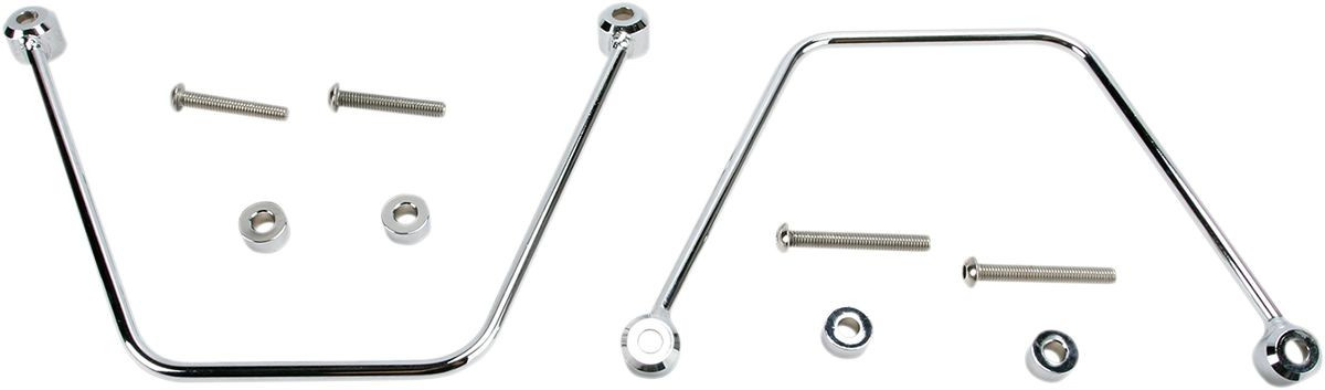 Cobra Saddlebag Support Brackets Chrome Yamaha Saddlebag Supports Yam