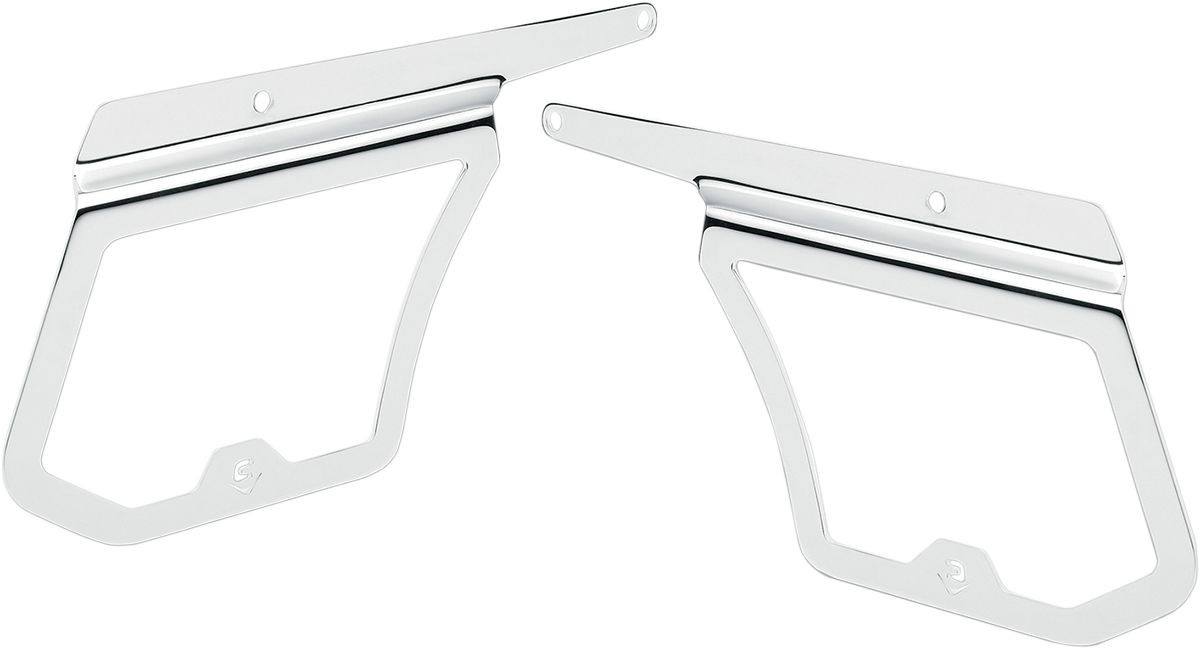 Cobra Saddlebag Support Brackets Chrome Hd Saddlebag Supports Flst