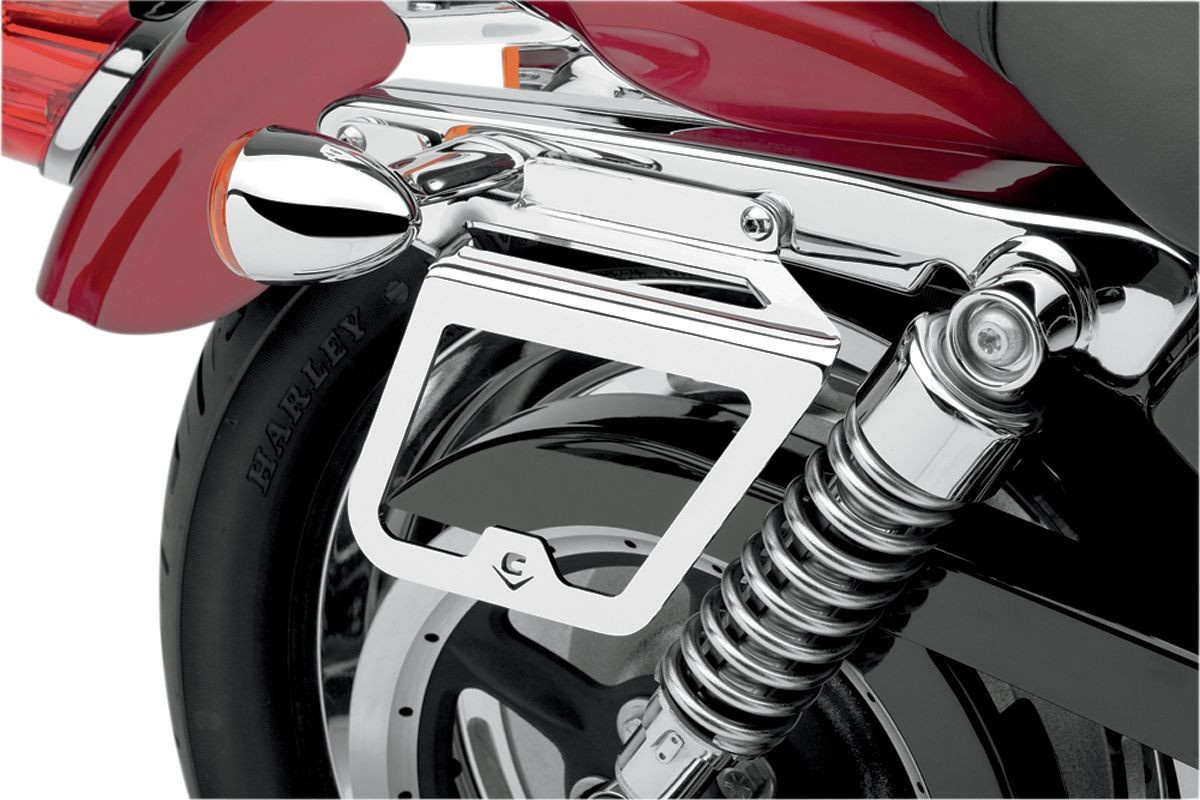 Cobra Saddlebag Support Brackets Chrome Hd Saddlebag Supports Xl