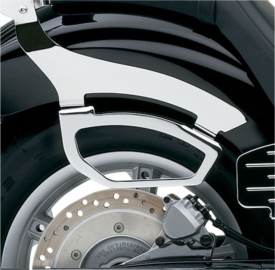 Cobra Saddlebag Supports Chrome Honda Saddlebag Supports Vt13Cr