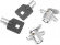 Drag Specialties Saddlebag Lock Kit W/ Keys Lock Kit W/Keys S/Bag