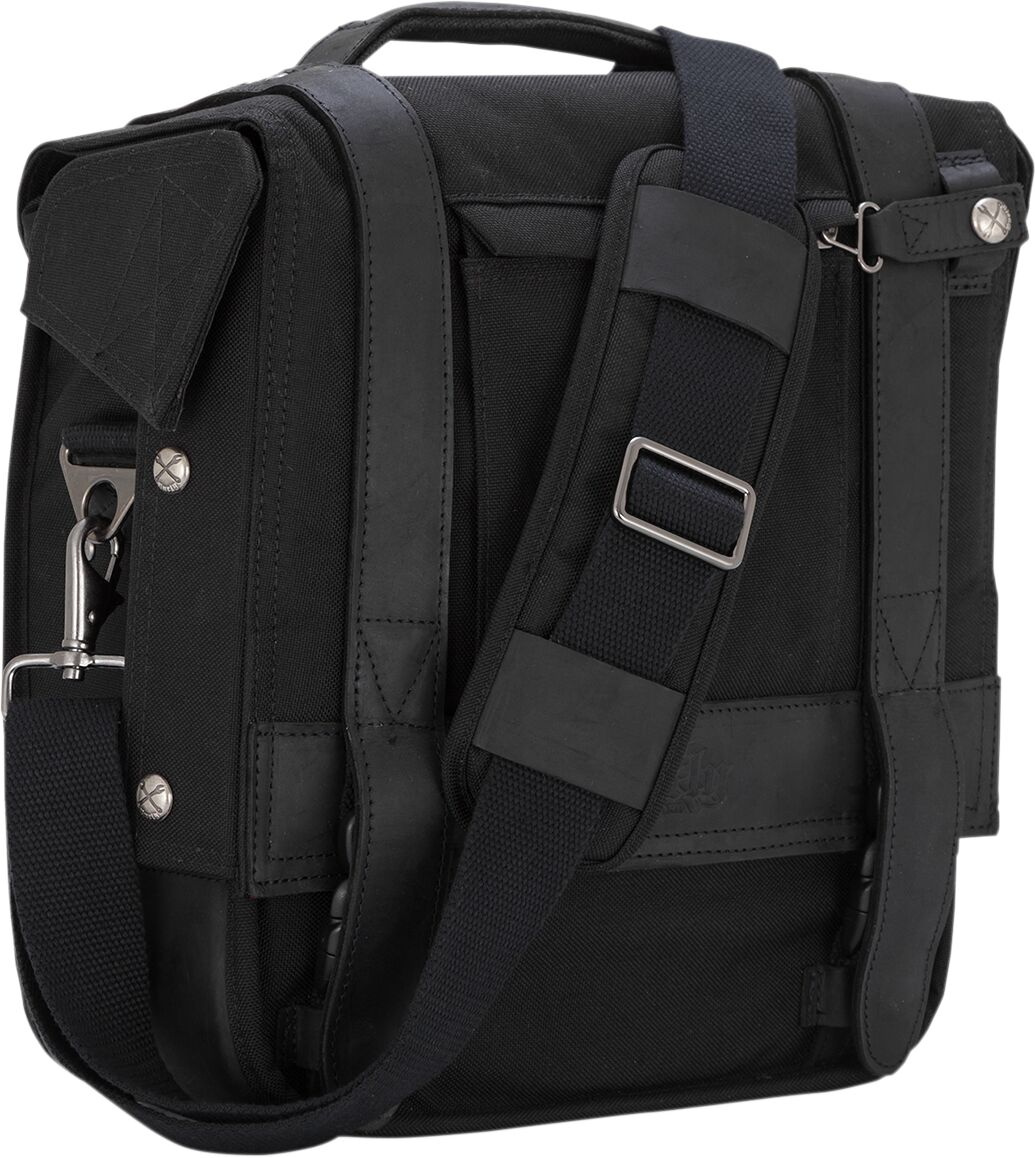 Burly Brand Saddlebag Cordura Detachable Black Saddlebag Blk Cordura