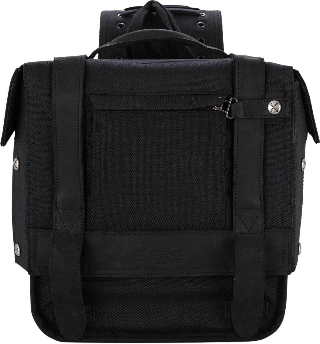 Burly Brand Saddlebag Throwover Blk Saddlebag Throwover Blk