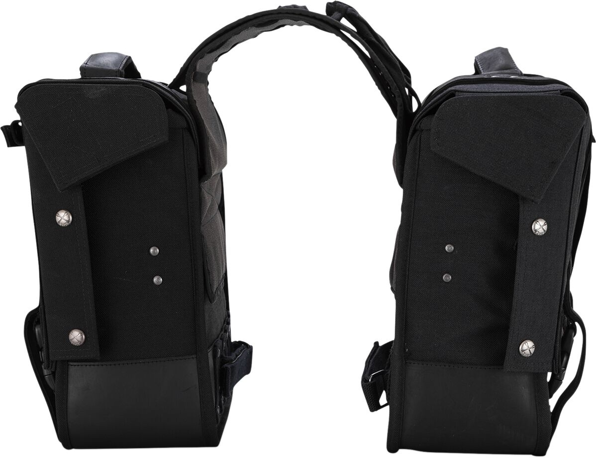 Burly Brand Saddlebag Throwover Blk Saddlebag Throwover Blk