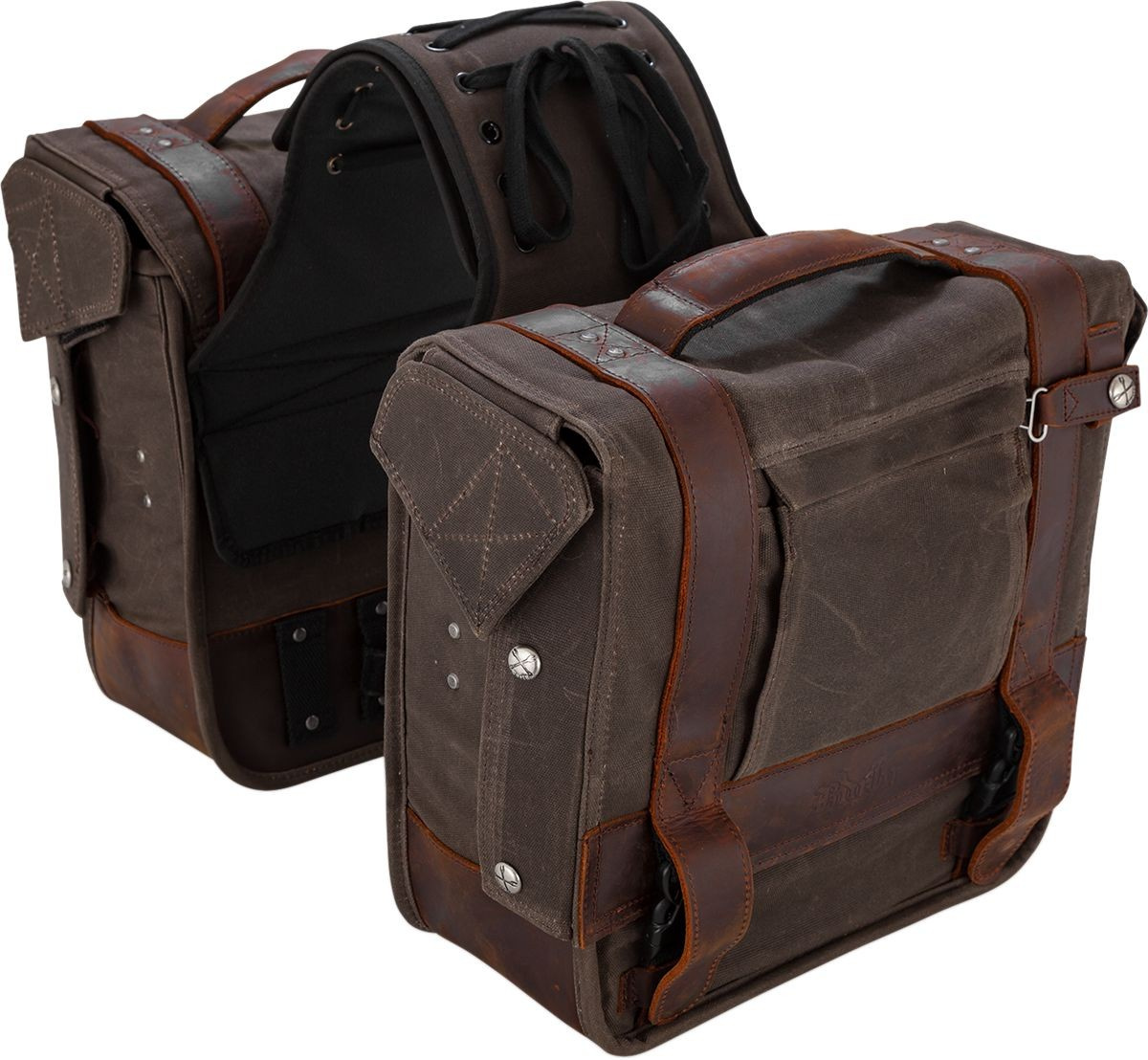 Burly Brand Saddlebag Throwover Oak Saddlebag Throwover Oak