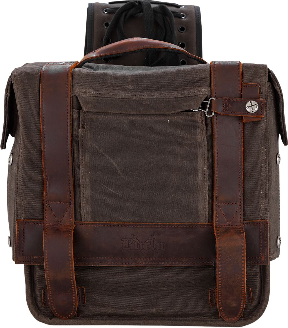 Burly Brand Saddlebag Throwover Oak Saddlebag Throwover Oak