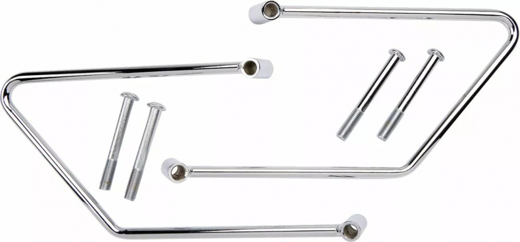 Show Chrome  Saddlebag Stays Vt750