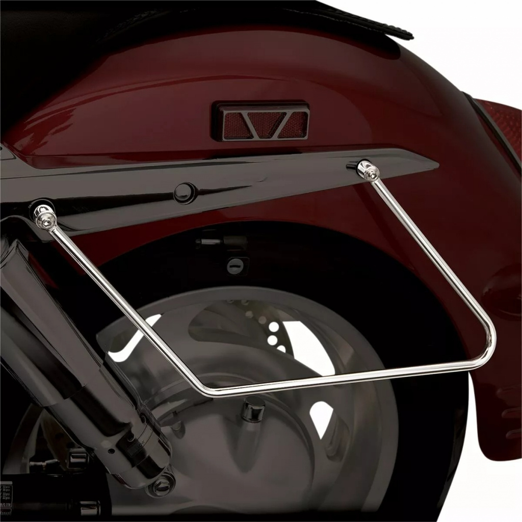 Show Chrome  Saddlebag Stays Vt750