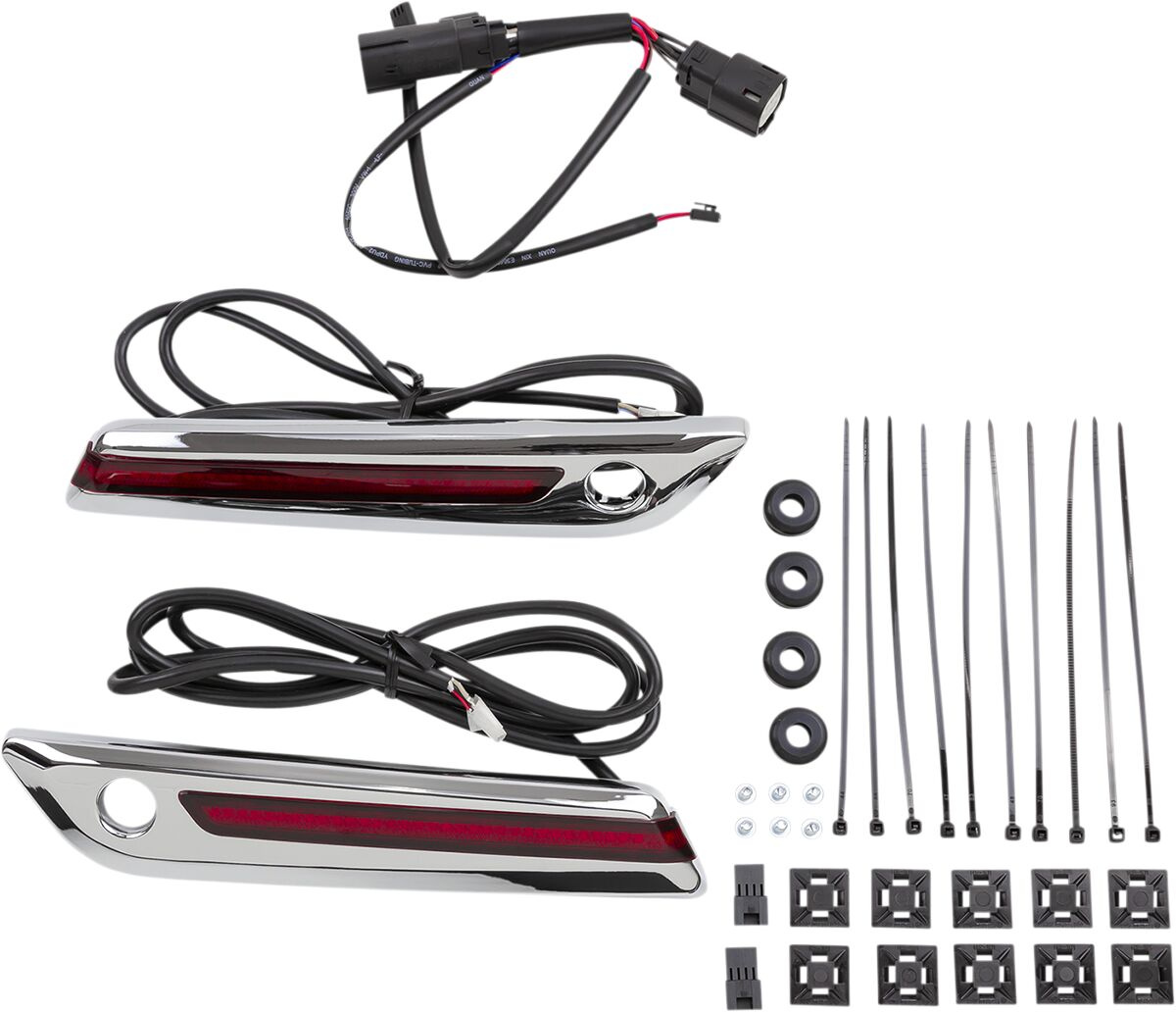 Ciro Cover Hnge Red/Chr Cover Hnge Red/Chr