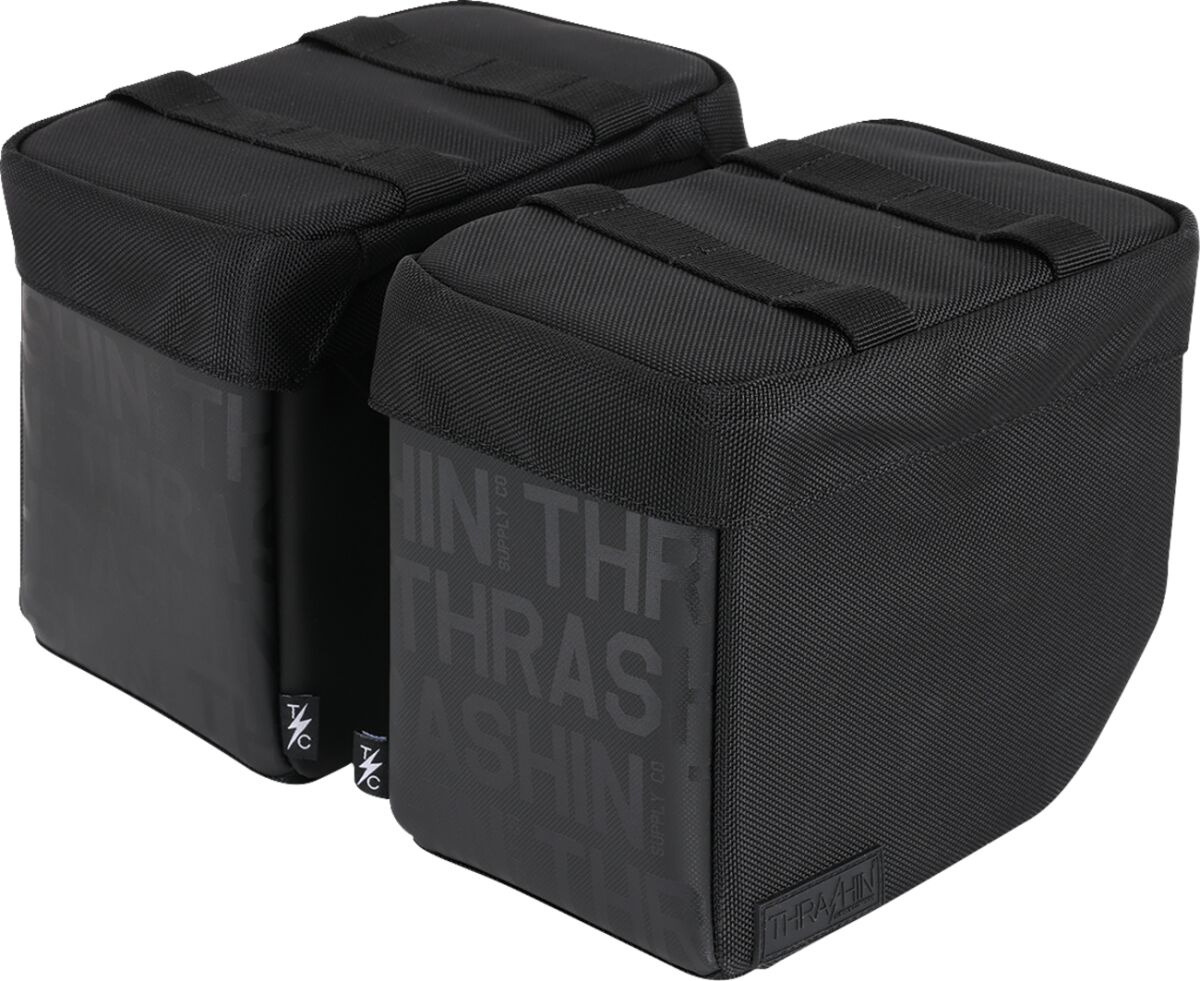 Thrashin Supply Co. Mini Essential Saddlebags - 8 Liter Saddlebags Ess