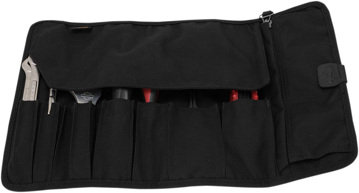 Burly Brand Tool Roll Cordura Black Tool Roll Black Cordura