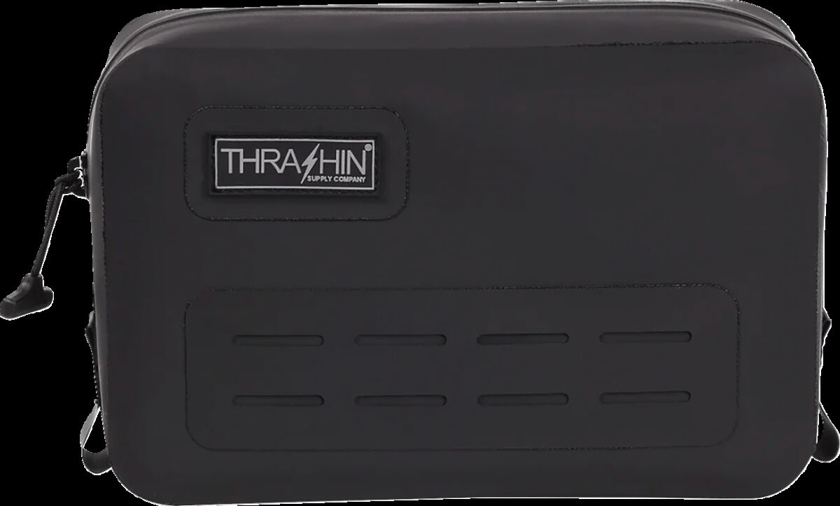 Thrashin Supply Co. Handlebar Bag - Black - Waterproof Bag Handlebar
