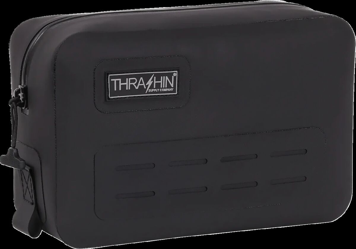 Thrashin Supply Co. Handlebar Bag - Black - Waterproof Bag Handlebar