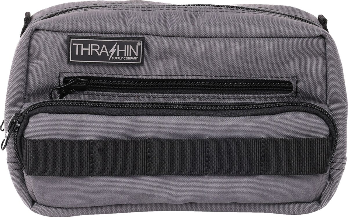 Thrashin Supply Co. Handlebar Bag Plus - Gray Bag Handlebar Tsc Plus G