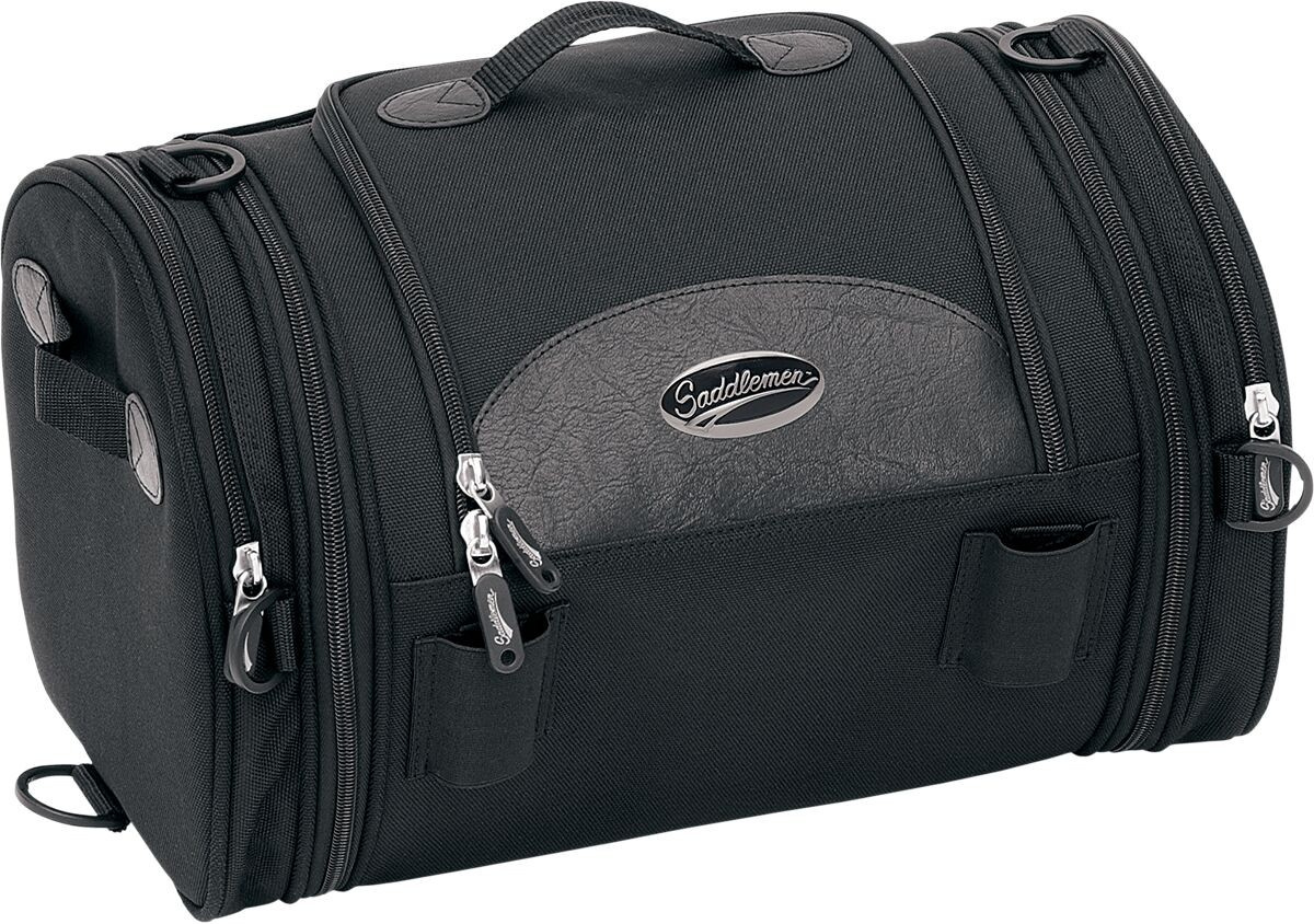 Saddlemen Deluxe Roll Bag Textile Black Roll Bag R1300Xle
