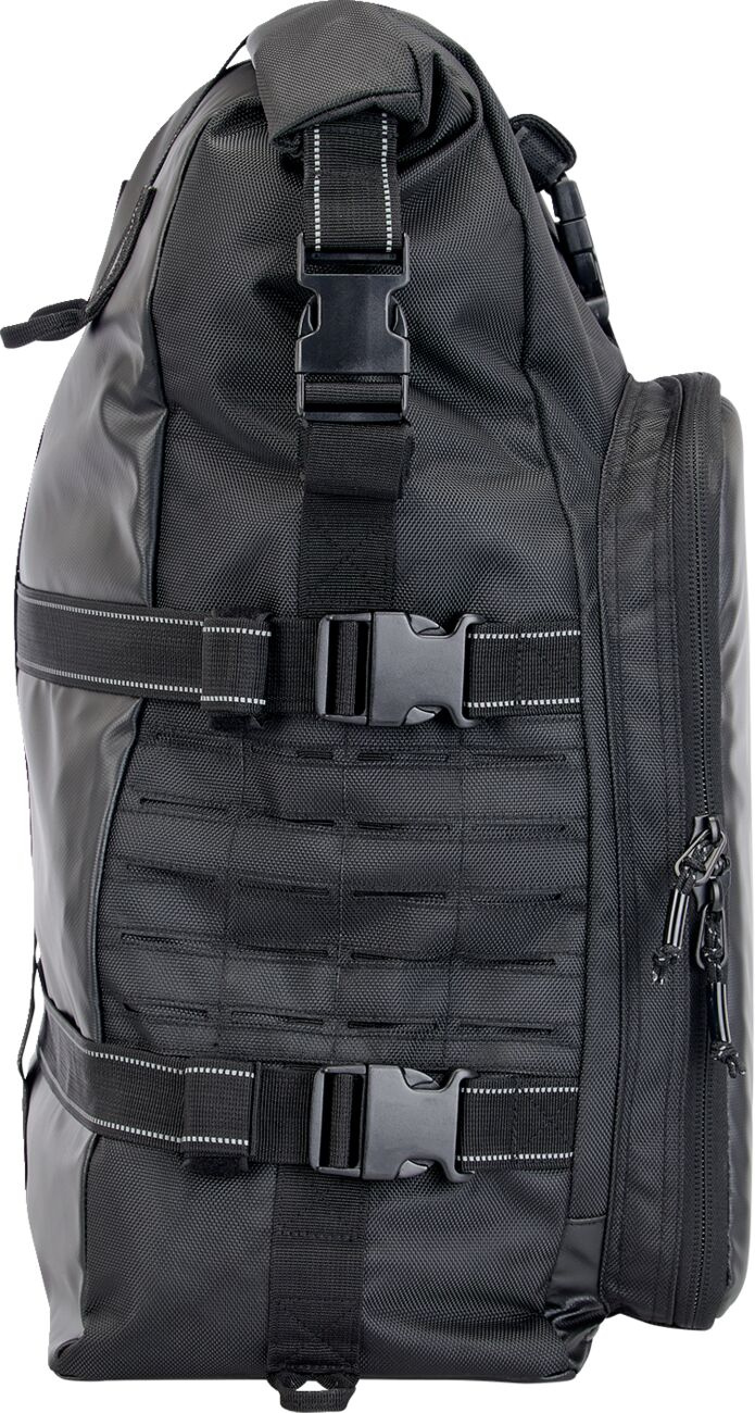 Biltwell Exfil-80 Motorcycle Bag - Gen 2- Black Bag Exfil-80 Gen 2 Blk