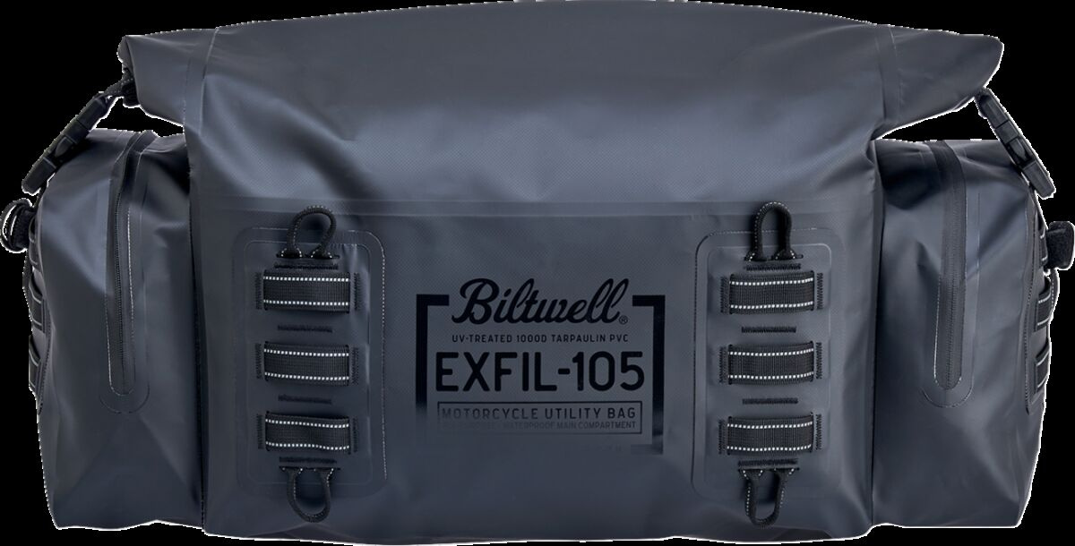 Biltwell Exfil-105 Dry Bag - Black Bag Dry Exfil-105 Black