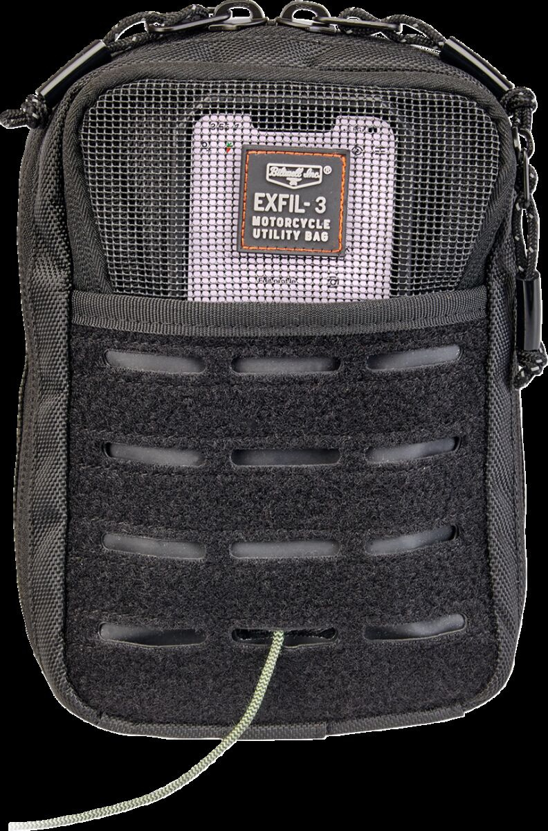 Biltwell Exfil-3 Bag 2.0 - Black Bag Exfil-3 Gen 2 Black