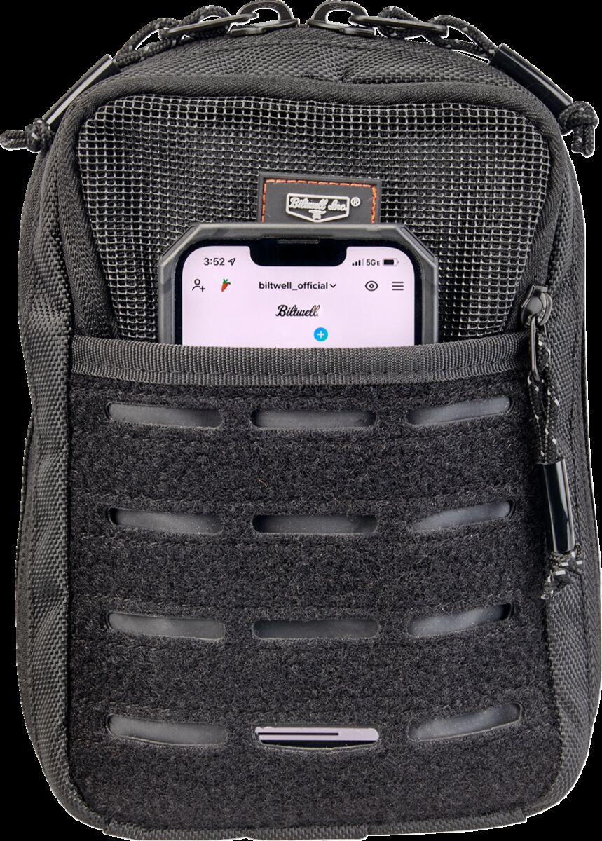 Biltwell Exfil-3 Bag 2.0 - Black Bag Exfil-3 Gen 2 Black