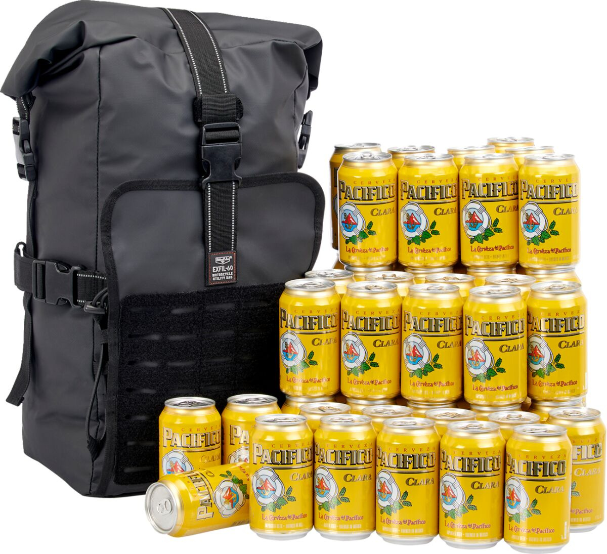 Biltwell Exfil-60 Motorcycle Bag - Gen 2 - Black Bag Exfil-60 Gen 2 Bl