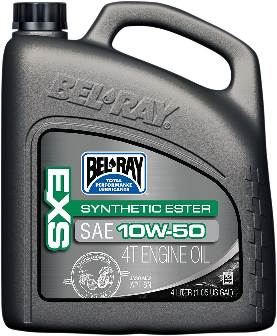 Bel-Ray Exs Synthetic Ester 4-Stroke Engine Oil 10W-50 4 Liter Oil Exs