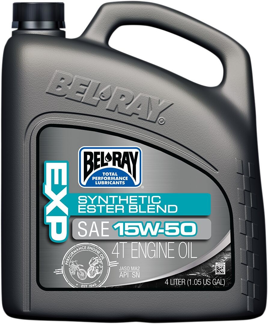 Bel-Ray Exp Semi-Synthetic Ester Blend 4-Stroke Engine Oil 15W-50 4 Li