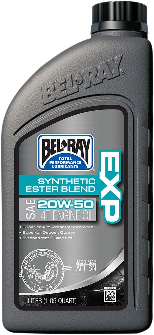Bel-Ray Exp Semi-Synthetic Ester Blend 4-Stroke Engine Oil 20W-50 1 Li