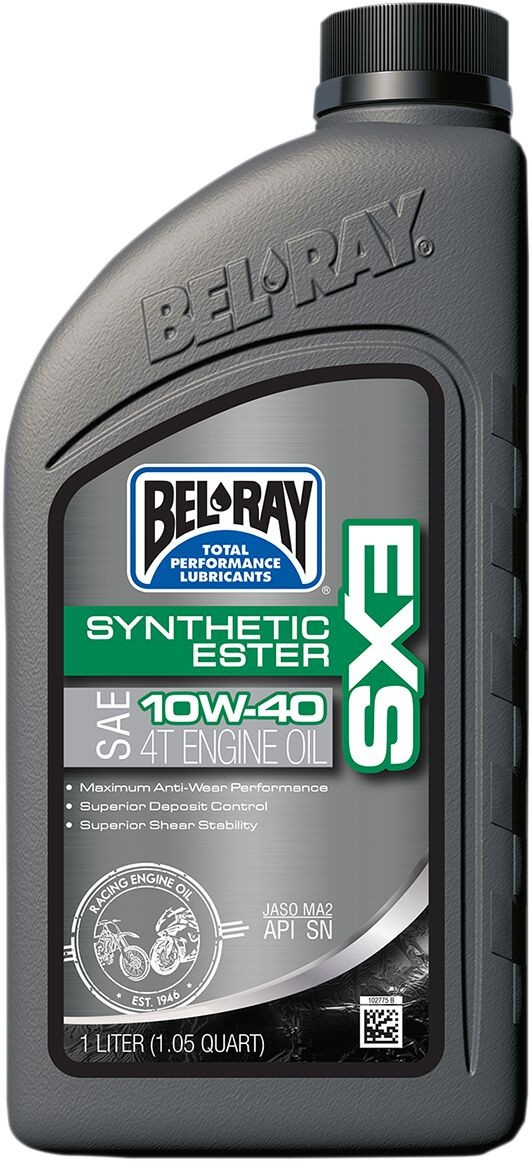 Bel-Ray Bel-Ray Exs Synthetic Ester 4-Stroke Engine Oil 10W-40, 1L Oil