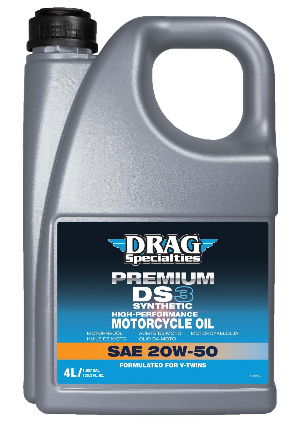 Drag Specialties Oil Oil E-Drg Syn 20W50 6/1Gl Oil E-Drag 20W50 Syn 4L