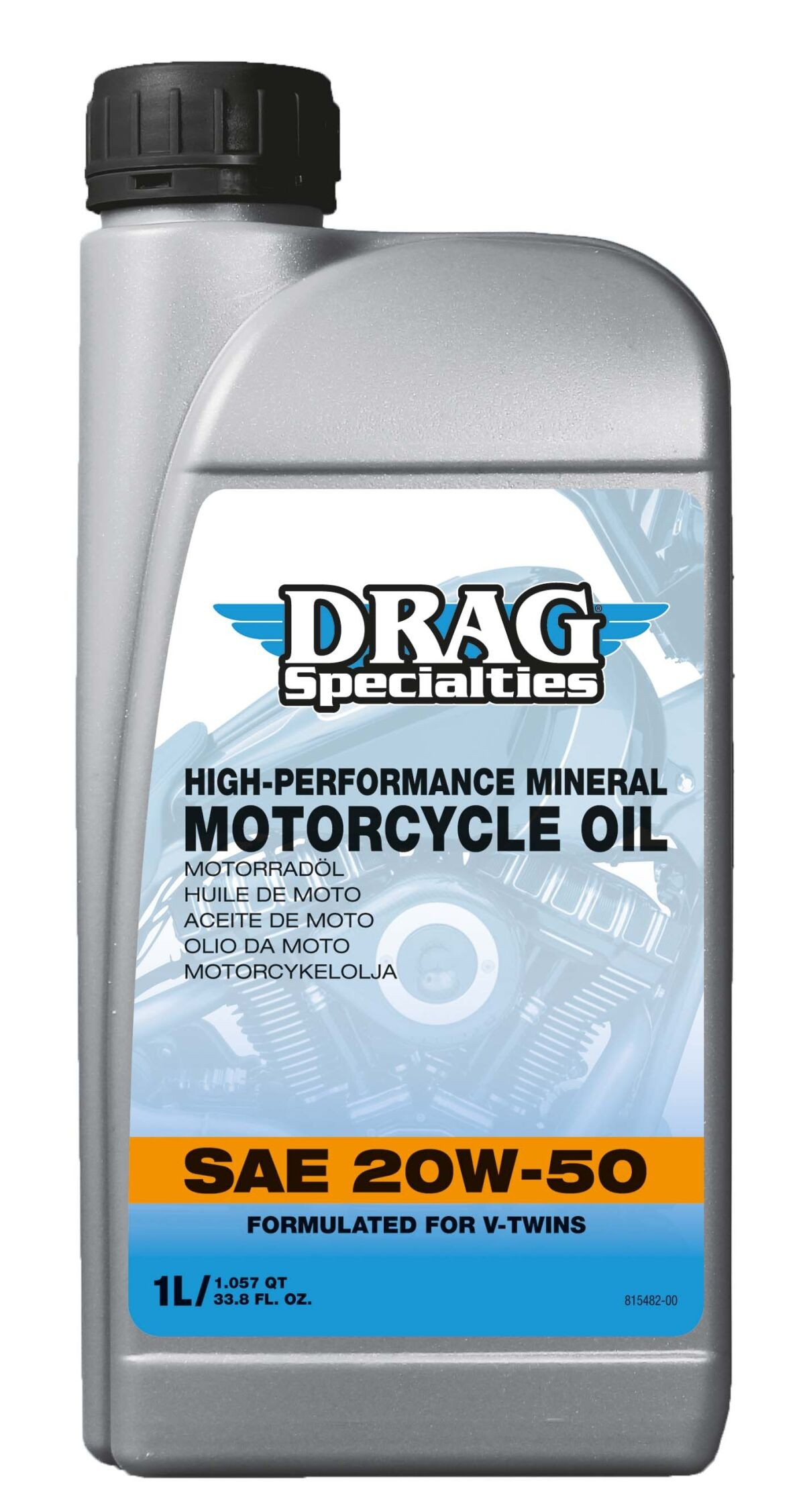 Drag Specialties Oil Oil E-Drag 20W50 12/1Qt Oil E-Drag 20W50 Min 1L