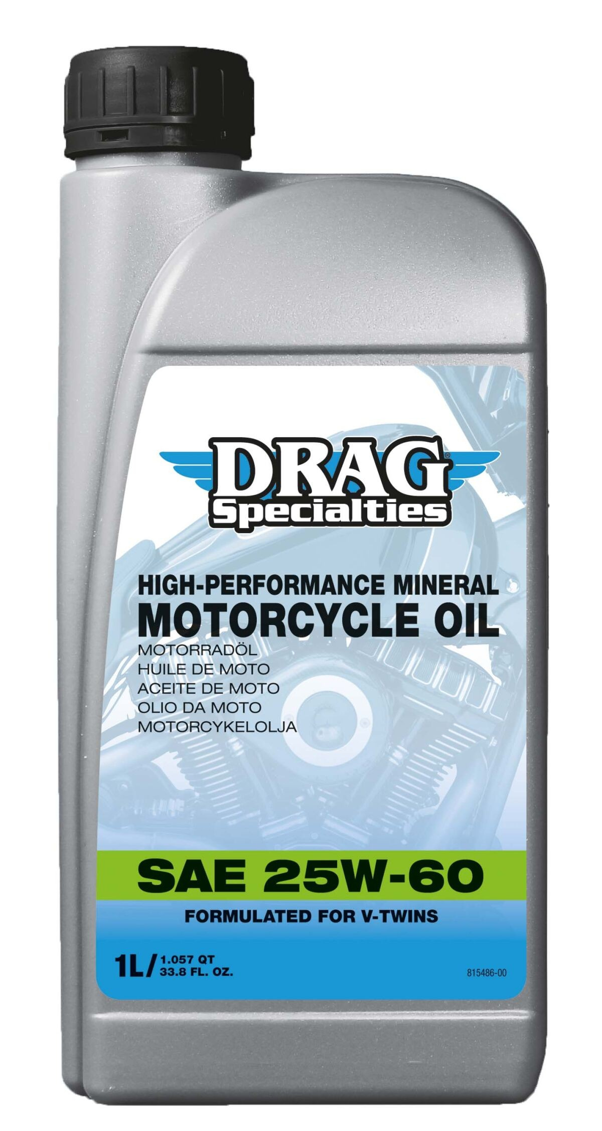 Drag Specialties Oil Oil E-Drag 25W60 12/Qt Oil E-Drag 25W60 1L