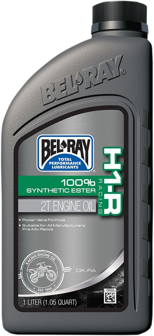 Bel-Ray H1-R Racing Synthetic Ester 2T Engine Oil 1 Liter Oil H1-R Syn