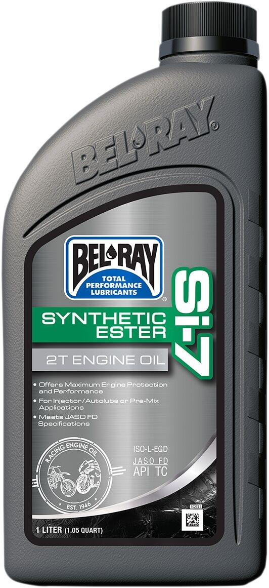 Bel-Ray Si-7 Synthetic 2T Engine Oil 1 Liter Oil Si-7 Syn 2T 1L
