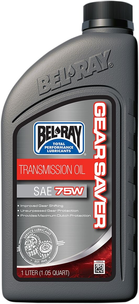 Bel-Ray Gear Saver Transmission Oil 75W 1 Liter Oil Trans Gear Saver 7