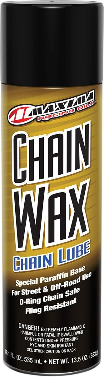 Maxima Chain Lube Aerosol / 400 Ml | 13,5 Fl. Oz. / Gold Lube Chain Wa