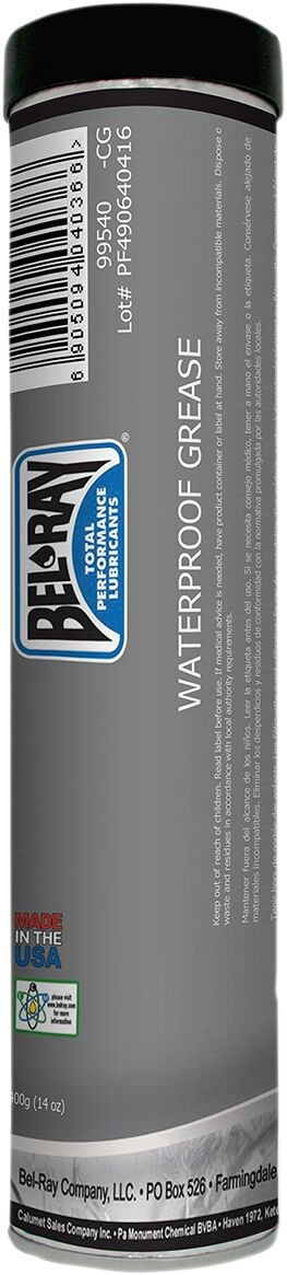 Bel-Ray Grease Waterproof Cartridge Waterproof Grease Cartridge
