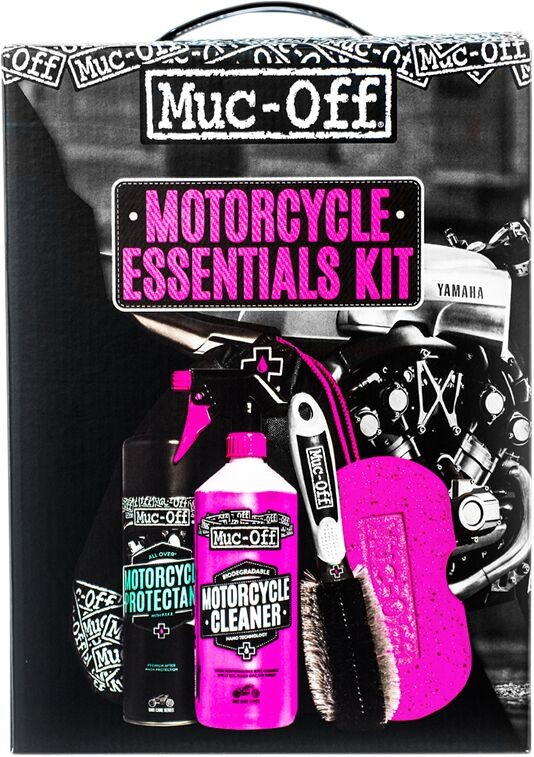 Muc-Off Bike Essentials Cleaning Kit Motorcycle Essentials Kit