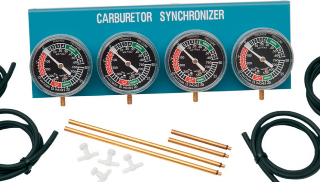 Parts Unlimited Vaccuum Carburetor Synchronizer 4-Carburetors Set Vacc