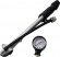 Drag Specialties Hi-Pressure Shock Pump 0-30 Psi Gauge Pump Air With G