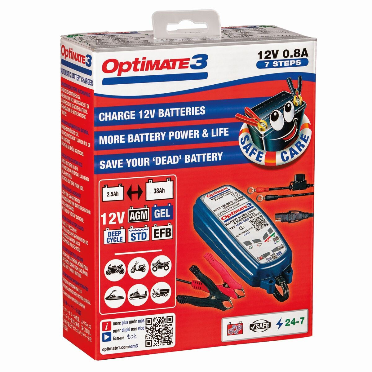 Tecmate Optimate 3 Charger Optimate 3