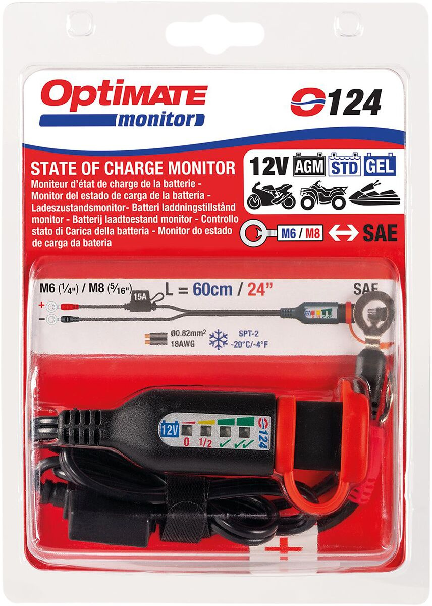 Tecmate Battery Cord Eye With Test For 12V Lead Acid Batterys Cord Eye