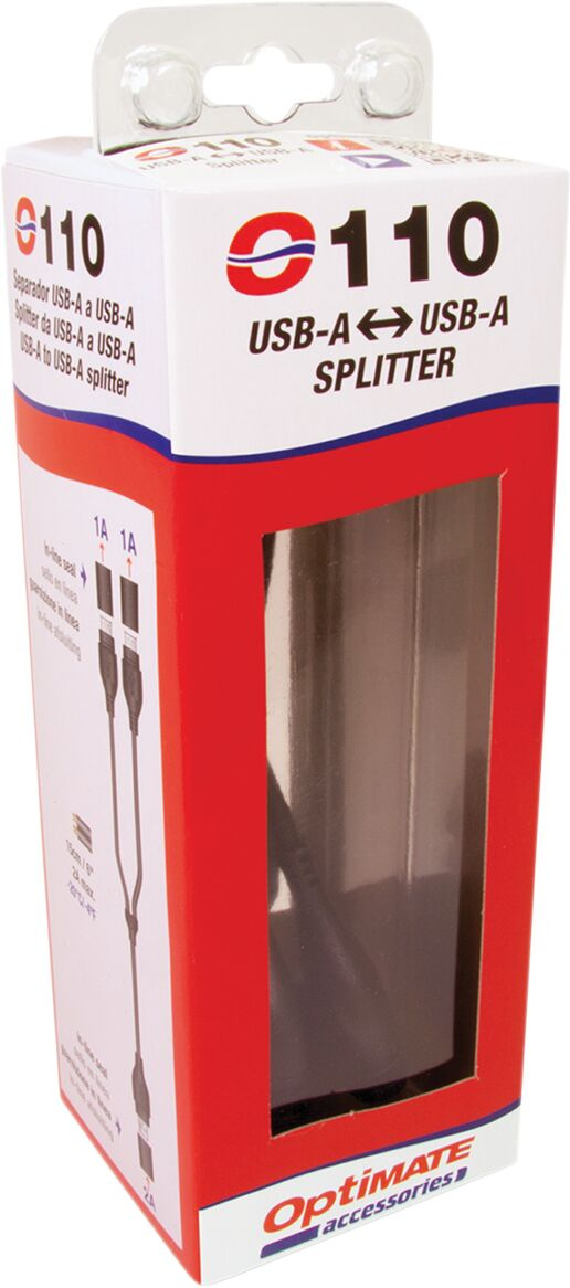 Tecmate Usb Y Splitter With Weatherproof Connection System Usb Y-Split