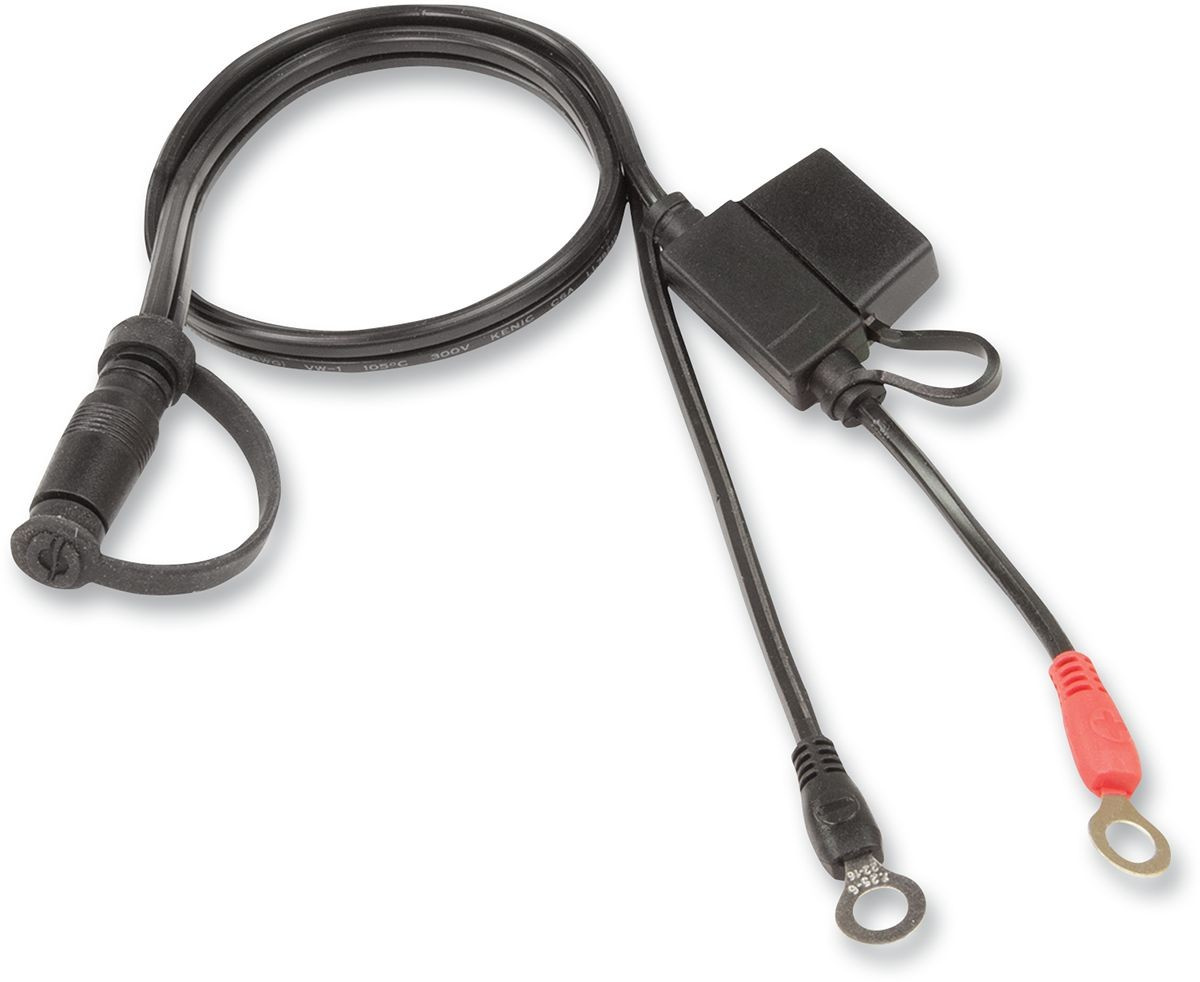 Tecmate Weatherproof Battery Lead For Heated Apparel Cord Eyelet To 2.