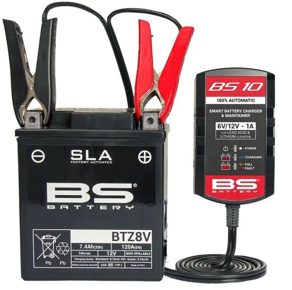 Bs Battery Charger Bs10 6V/12V-1A - Uk Plug Charger Bs10 6V/12V-1A - U